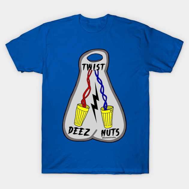 Twist  Deez Nuts T-Shirt by HacknStack